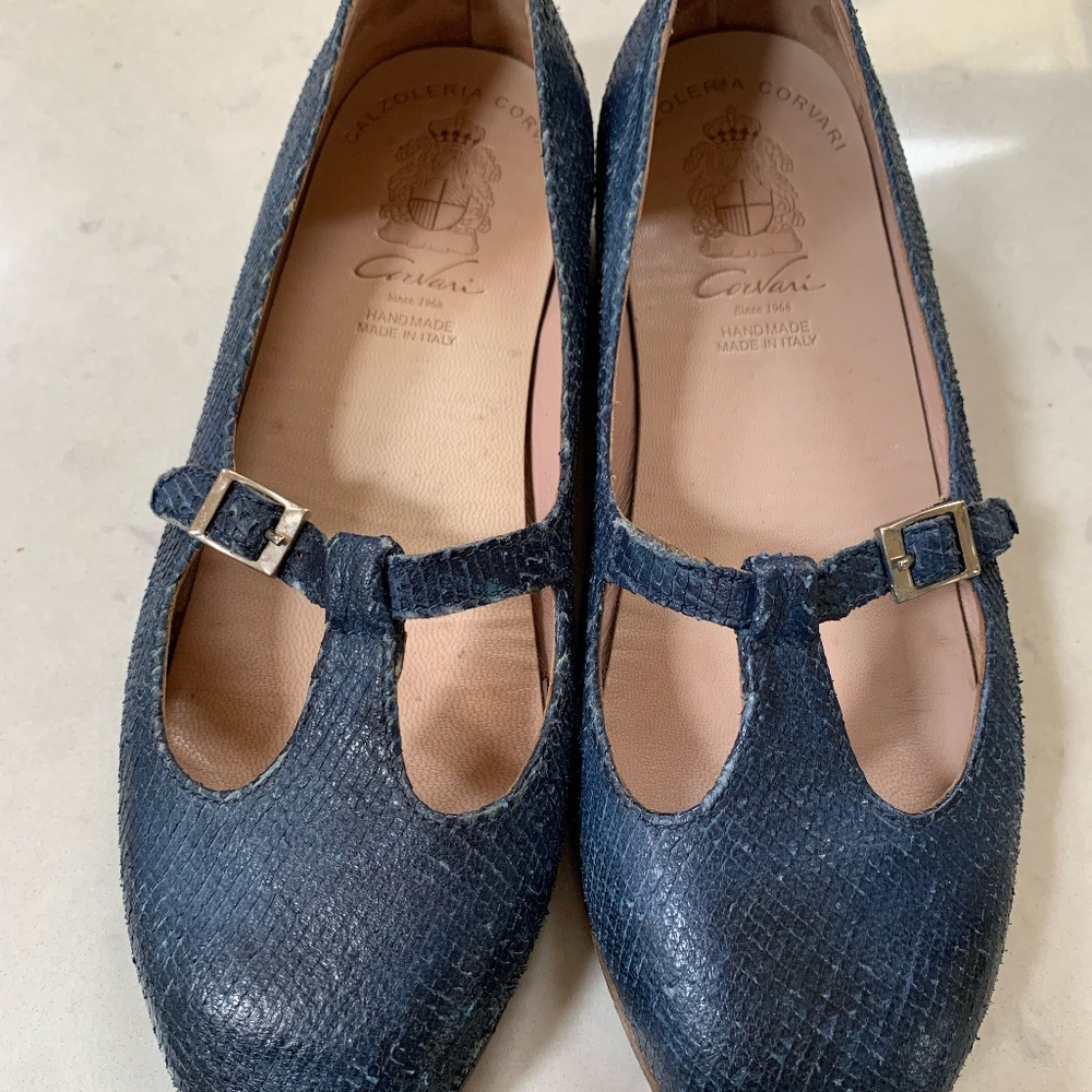 Corvari Mary Jane Flats